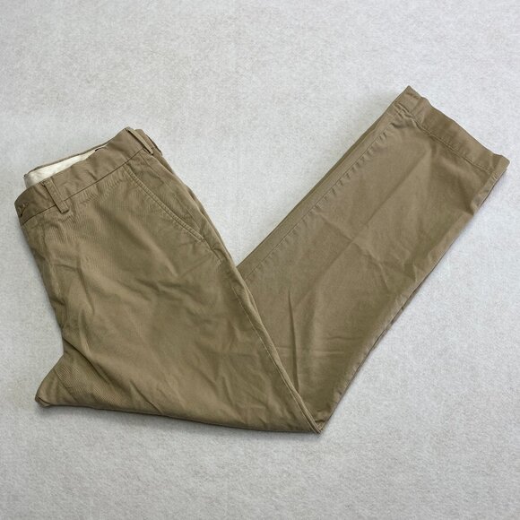 Polo Ralph Lauren Pants Men's 34 Tan Stretch Classic Actual Size 32 x 30.5 - Picture 1 of 8